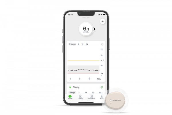 Dexcom G7 app and the all-in-one CGM sensor